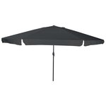 vidaXL Parasol de jardin Anthracite et noir 395 x 395 x 245 cm