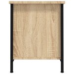 vidaXL Meuble TV avec portes Chêne Sonoma 60x35x45 cm Bois d'ingénierie