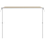 vidaXL Auvent de camping-car et caravane 3x2x2 15 m Beige