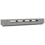 vidaXL Ensemble de meubles TV avec lumières LED 3 Pièces Sonoma gris