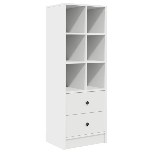 vidaXL Étagère blanche Blanc MDF Standard Étagère blanche