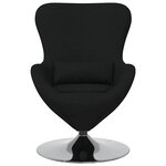 vidaXL Fauteuils  Relax et Fauteuils-Lits Noir