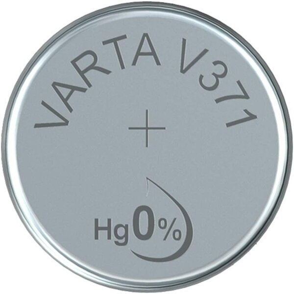 Blister 1 Pile Oxyde Argent Montres V371 (SR69) SR920SW 1 55 Volt x 2 VARTA
