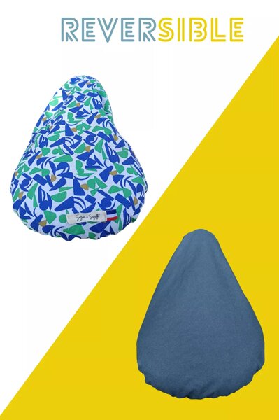 Le couvre-selle imperméable & bicolore Géo