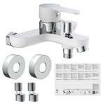 EISL Mitigeur de salle de bain DIZIANI blanc-chrome