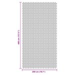 vidaXL Tapis de sol de camping vert 4x2 m