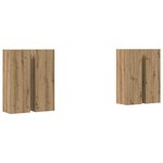 vidaXL Set de Meubles TV 4 Pièces chêne artisanal 30 5 x 30 x 90 cm
