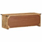 vidaXL Meuble TV avec portes 105x35x36 cm bois massif de manguier