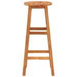 vidaXL Tabourets de bar lot de 6 bois d'acacia solide