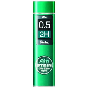 Etui de 40 mines 0 5 mm ain stein c275 dureté 2h x 12 pentel