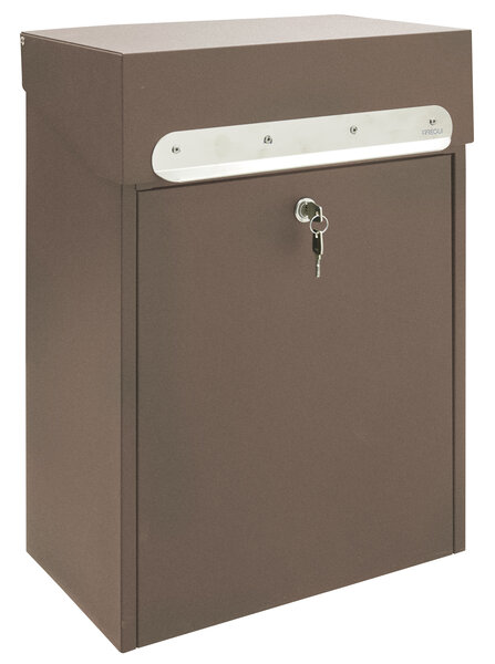 Boîte à colis en acier  Multipack EP3008  fenêtre d'introduction et porte  Marron