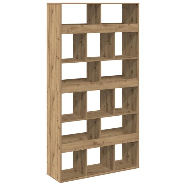 vidaXL Bibliothèque chêne artisanal 100x33x187 5 cm bois d'ingénierie