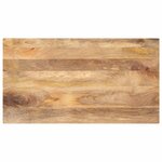 vidaXL Dessus de table 100x60x3 8cm rectangulaire bois massif manguier