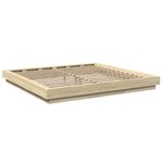 vidaXL Cadre de lit chêne sonoma 180x200 cm bois d'ingénierie