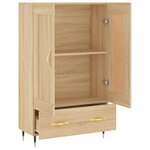 vidaXL Buffet haut chêne sonoma 69 5x31x115 cm bois d'ingénierie