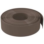 vidaXL Bordures de jardin 5 Pièces marron 10 m 15 cm polyéthylène