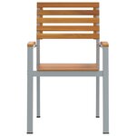 vidaXL Chaise de jardin 6 Pièces Marron 56 x 57 x 87 cm