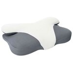 vidaXL Coussin pour le cou Blanc 57 x 36 x 13 cm Polyester