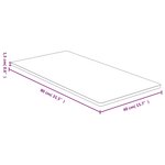 vidaXL Dessus de table 40x80x1 5 cm bambou