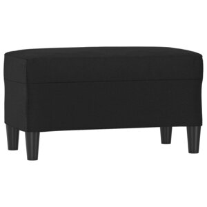 Banc banquette 70 x 35 x 41 cm synthétique noir 02_0010483