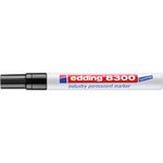 Marqueur Permanent Spécial Industrie 8300 Noir Pointe Ronde 1 5-3 mm x 5 EDDING