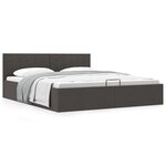vidaXL Cadre de lit à rangement hydraulique sans matelas 180x200 cm