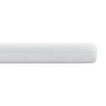 vidaXL Surmatelas Blanc 100 x 200 cm Tissu jacquard