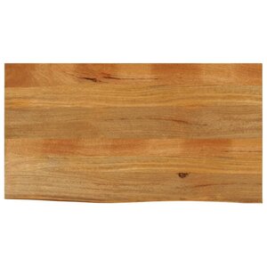vidaXL Dessus de table à bord vivant 110x60x2 5cm bois massif manguier