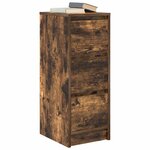 vidaXL Buffet chêne fumé 29 5x34x76 cm bois d'ingénierie