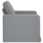 vidaXL Canapé Gris clair 103 x 80 x 82 cm tissu