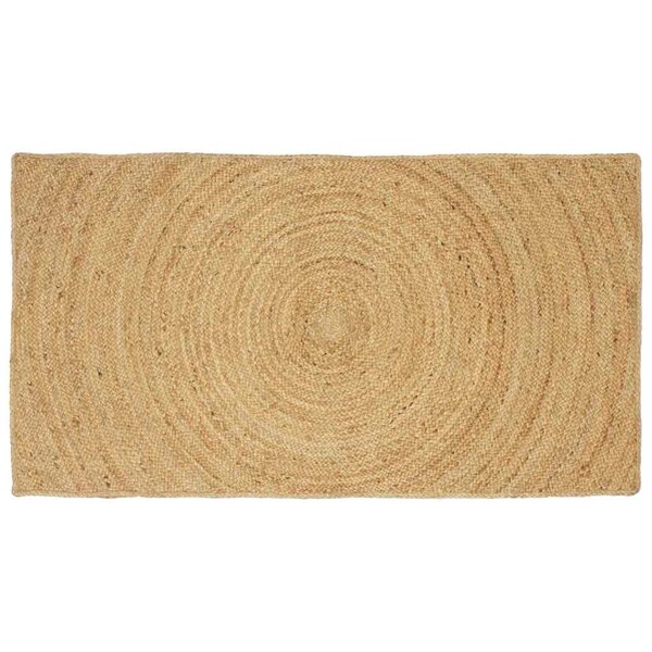 vidaXL Tapis de surface Rectangulaire Marron 60 x 110 cm Jute