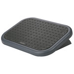 Q-connect repose-pieds - Réglable avec revêtement caoutchouc - 45x33x8.5cm - Noir