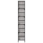 vidaXL Bibliothèque sonoma gris 78 5x33x188 5 cm bois d'ingénierie