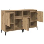 vidaXL Buffets 2 Pièces Chêne artisanal 60 x 35 x 70 cm Bois d'ingénierie