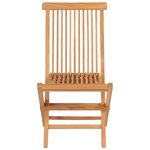 vidaXL Ensemble à manger de jardin 9 Pièces Bois de teck massif
