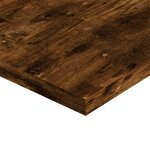 vidaXL Étagères murales 4 Pièces chêne fumé 40x20x1 5cm bois d'ingénierie