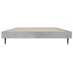 vidaXL Cadre de lit sans matelas gris béton 90x200 cm