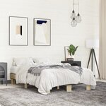 vidaXL Cadre de lit sans matelas chêne sonoma 120x190 cm