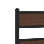 vidaXL Cadre de lit sans matelas avec tête de lit et pied de lit