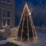 vidaXL Guirlande lumineuse filet d'arbre de Noël 300 LED 300 cm