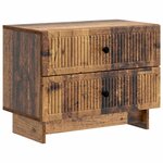 vidaXL Cabinet de chevet Bois ancien 62 x 34 5 x 47 5 cm
