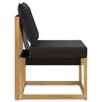 vidaXL Sofa de milieu extérieur Blanc