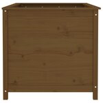 vidaXL Lit surélevé de jardin brun miel 119 5x82 5x78 cm pin massif