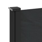 vidaXL Auvent latéral rétractable noir 160x500 cm