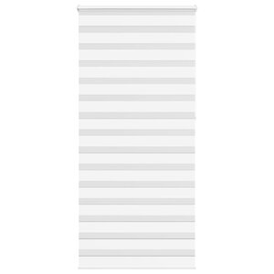 vidaXL Store zèbre blanc 115x230 cm largeur du tissu 110 9cm polyester