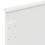 vidaXL Tête de lit Blanc 100 cm Bois d'ingénierie