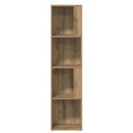 vidaXL Armoire d'angle chêne artisanal 33x33x132 cm bois d'ingénierie