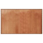 vidaXL Tapis rectangulaire marron 60x100 cm bambou