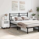 vidaXL Tables de chevet 2 Pièces blanc 40x35x50 cm bois d’ingénierie