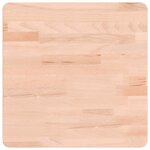 vidaXL Dessus de table 40x40x4 cm carré bois massif de hêtre